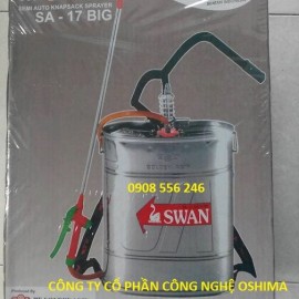 bình xịt gạt tay bằng inox swan sa-17